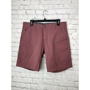 Dockers Mens Chino Short Red Size 34 Smart-360-Flex Stretch Straight-Fit $54
